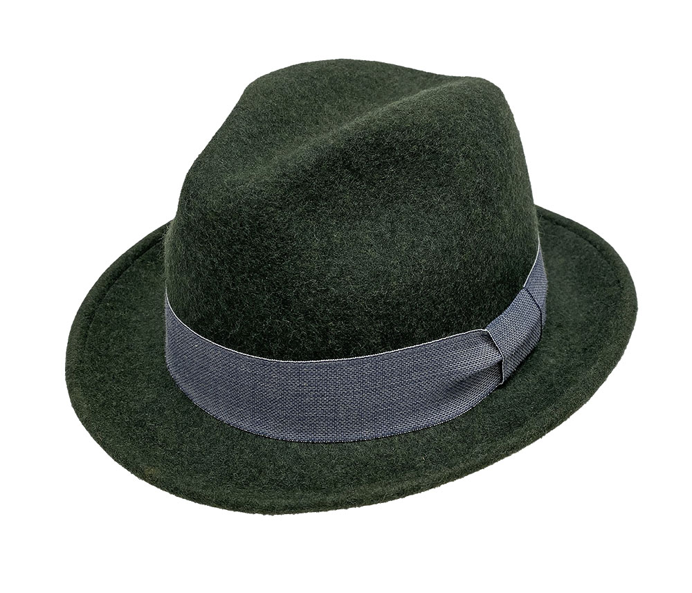 Westchester Heathered Wool Felt Fedora - Brimmed Hats